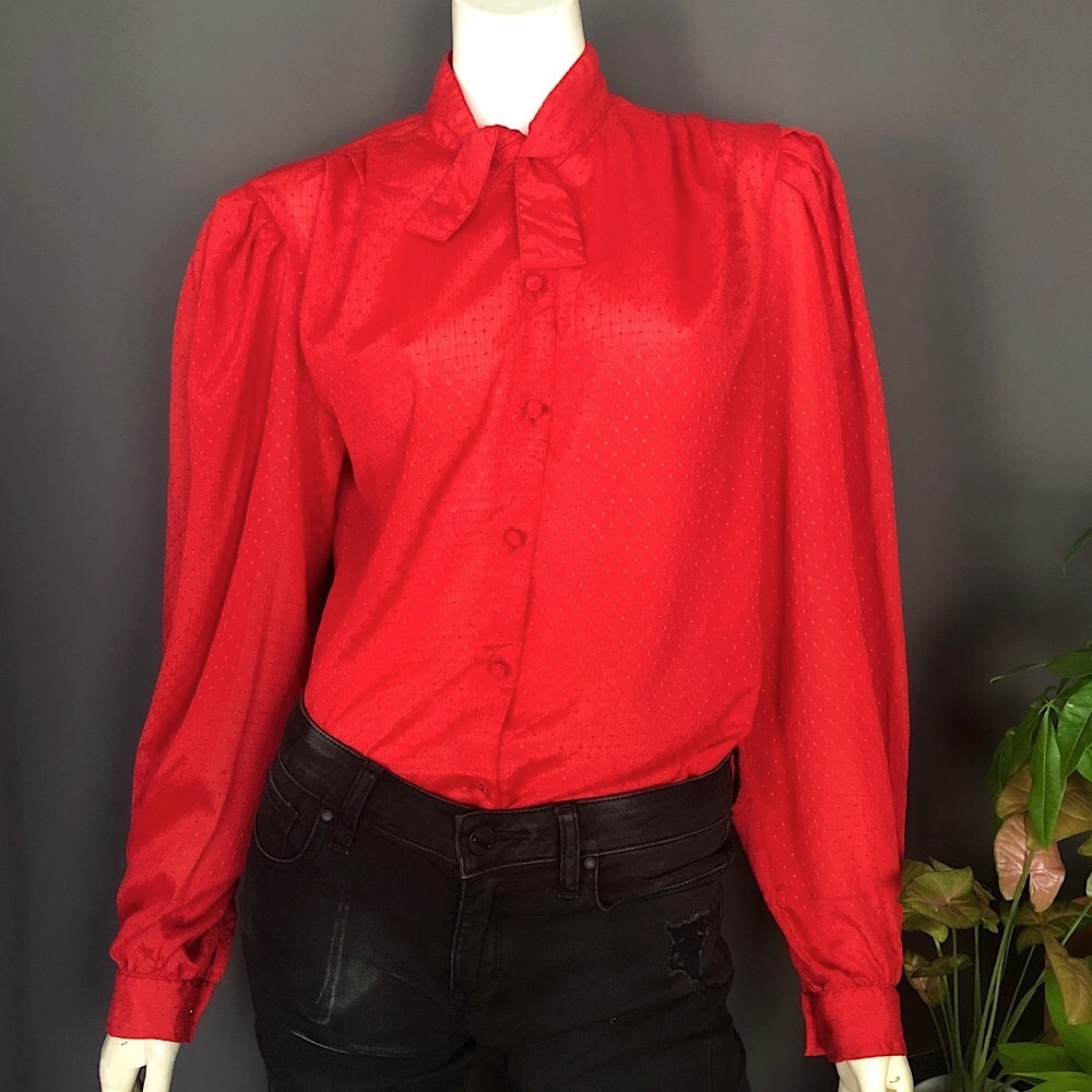 VINTAGE R.D. #2 Bow Blouse